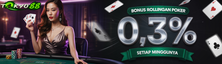 Promo Rollingan poker 0,3% Poker